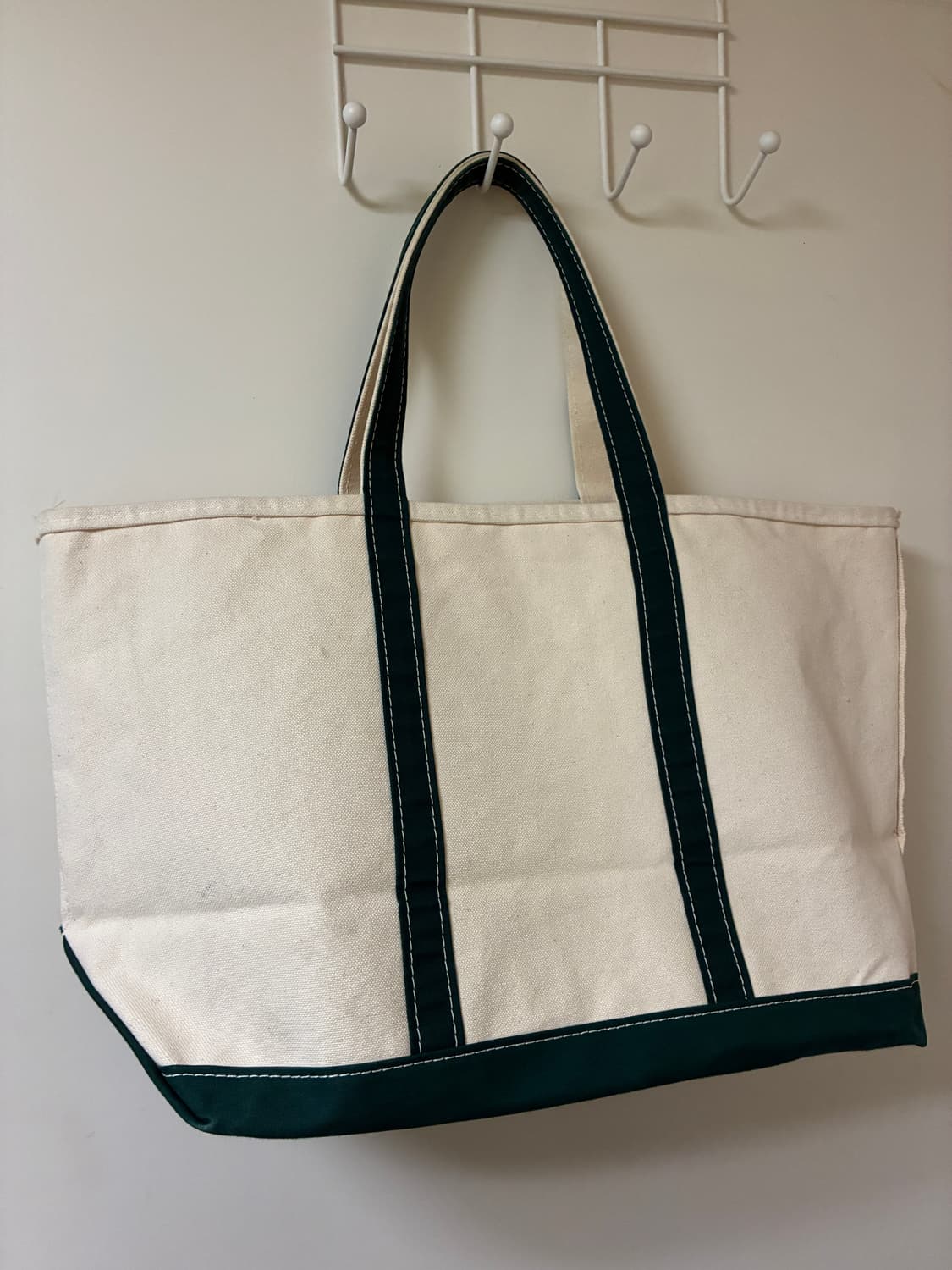 엘엘빈 토트백 80년대 L 데드스탁 그린 상품이미지1