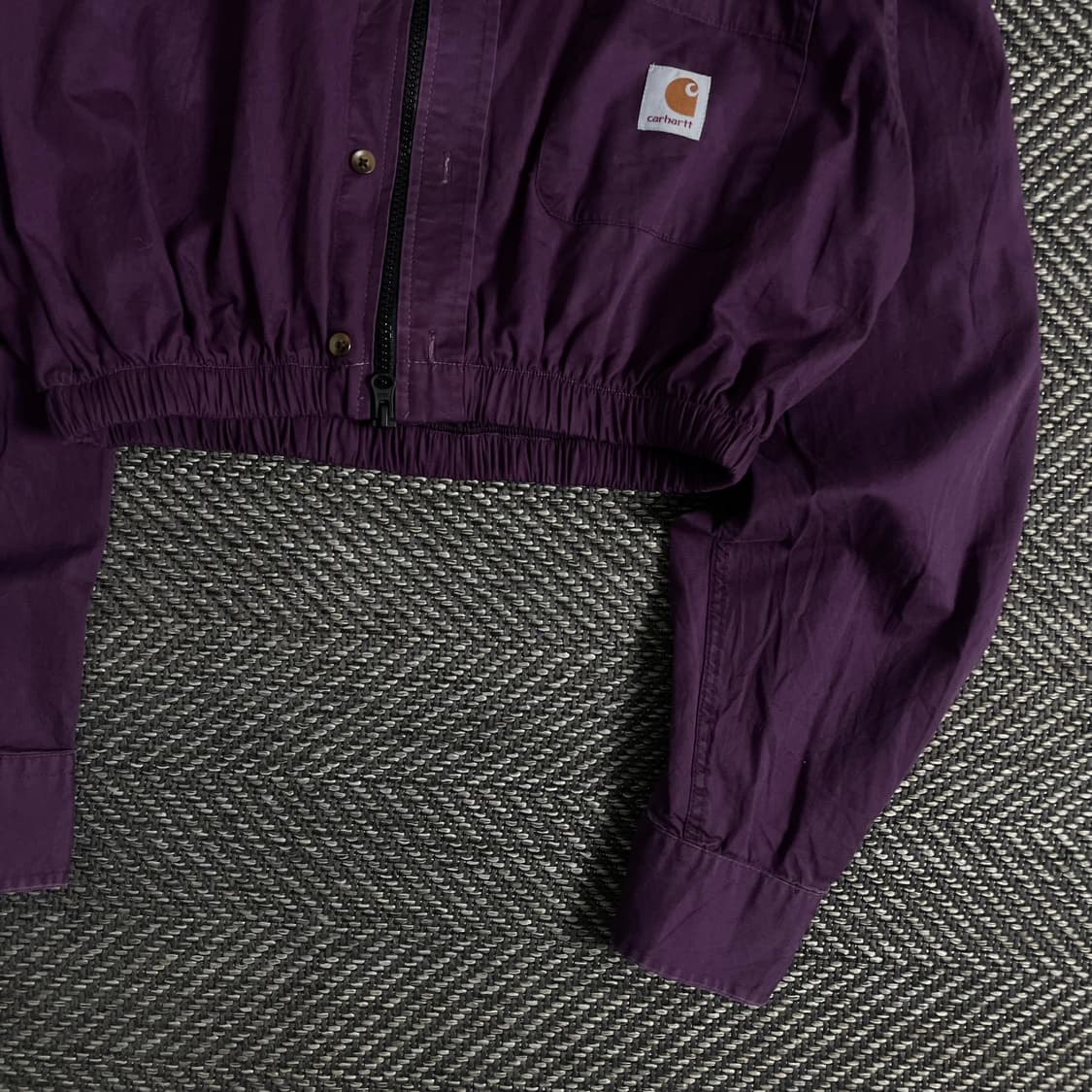 칼하트 크롭 리메이크 투웨이 셔츠 자켓y 3240 상품이미지3