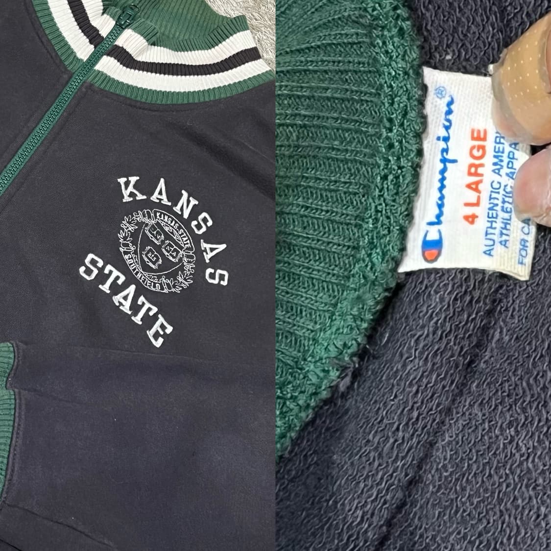 챔피온 kansas 빅사이즈 집업 상품이미지5