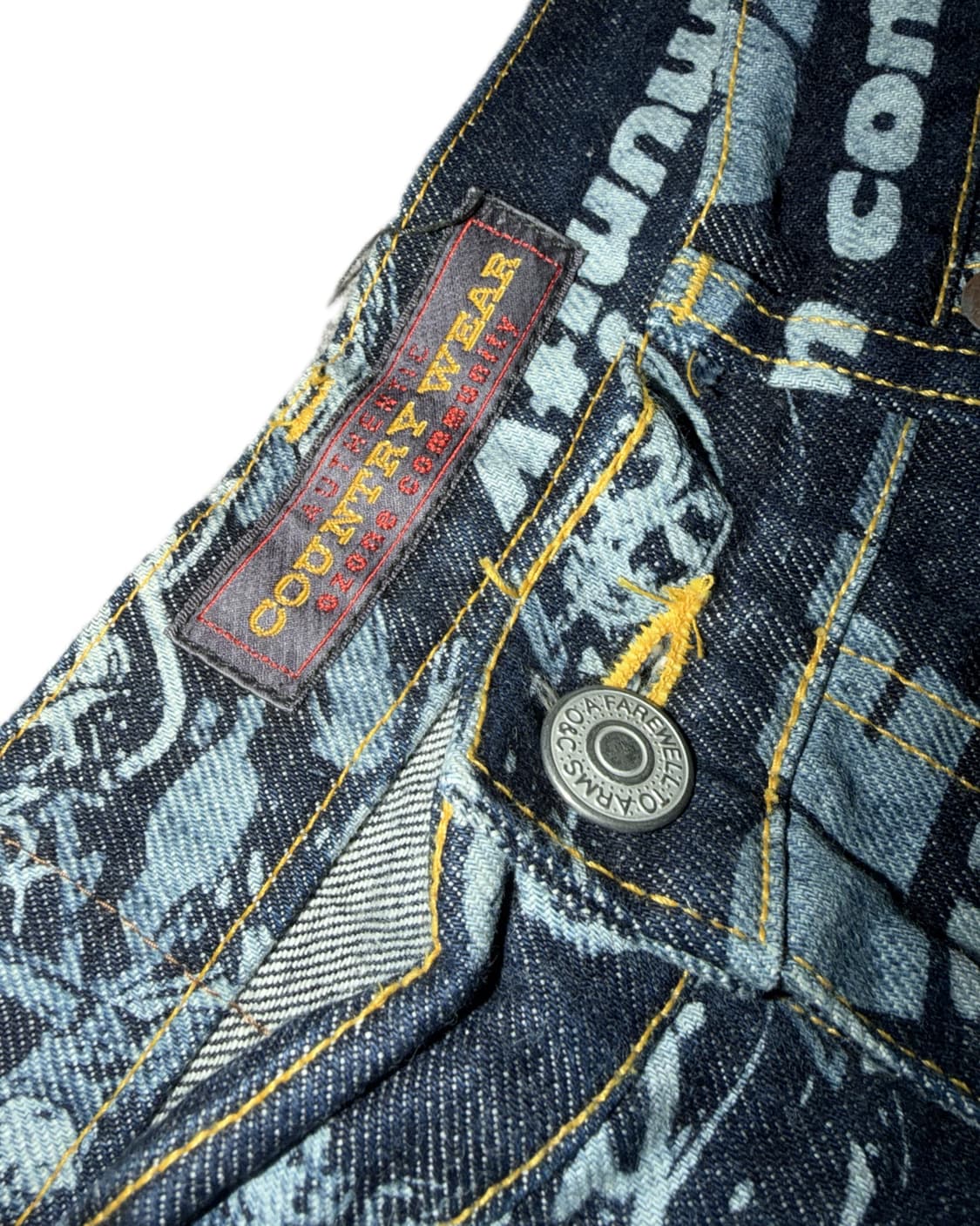 Ozone Community all over printed denim 상품이미지3