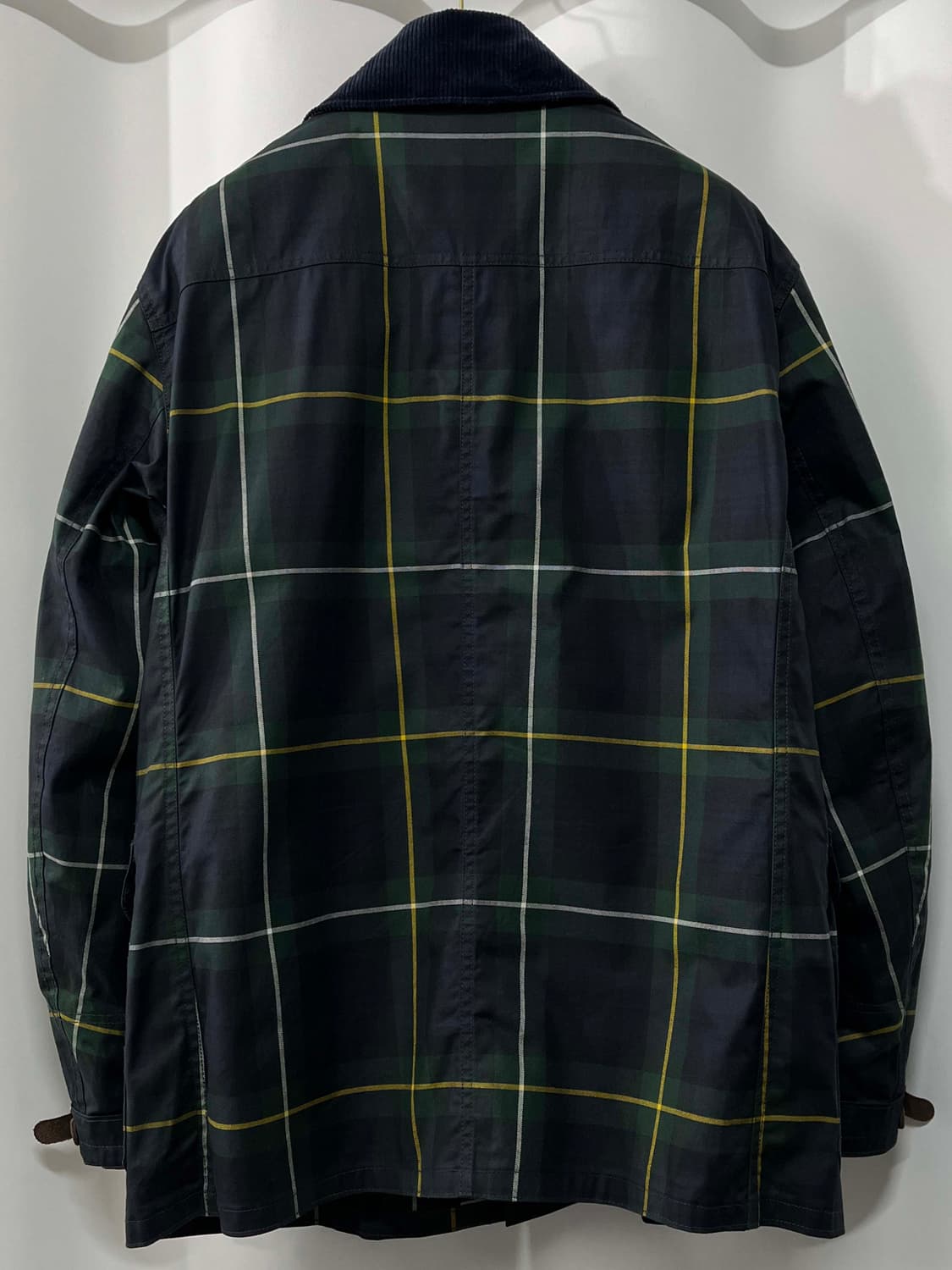 폴로 랄프로렌 왁스드 블랙와치 파이어맨 카코트 자켓 상품이미지2