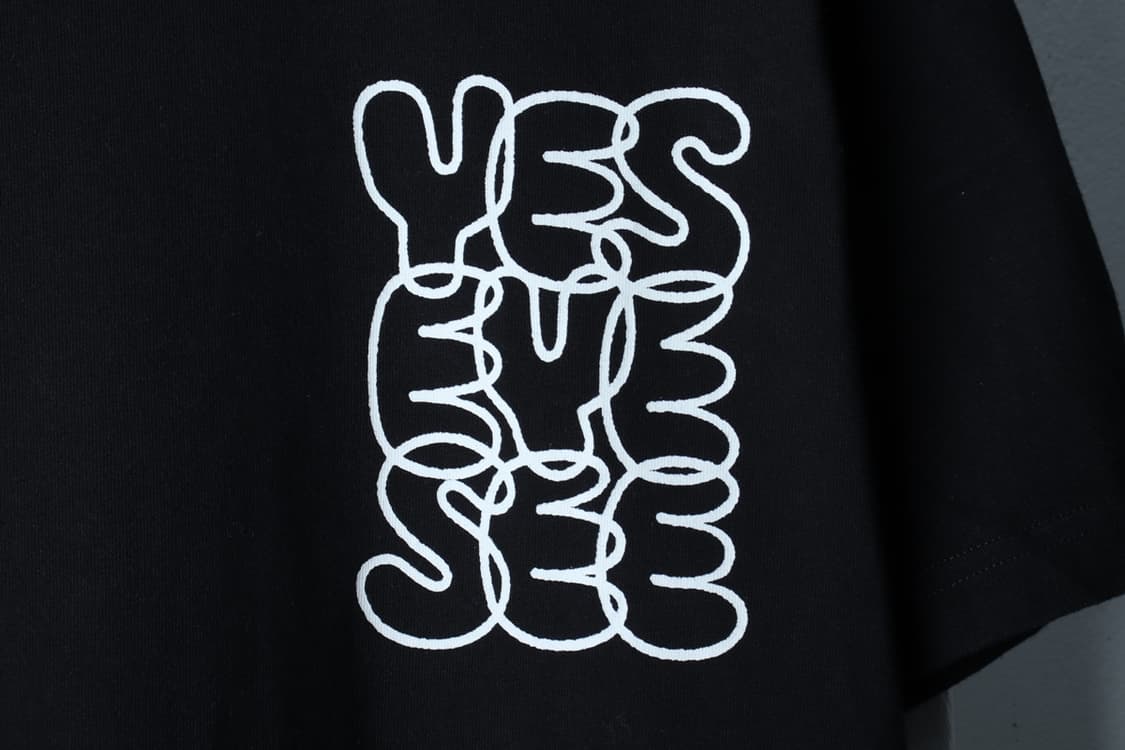 (L-XL) 예스아이씨 반팔 티셔츠 빅로고 블랙 스트릿-H31709 상품이미지5