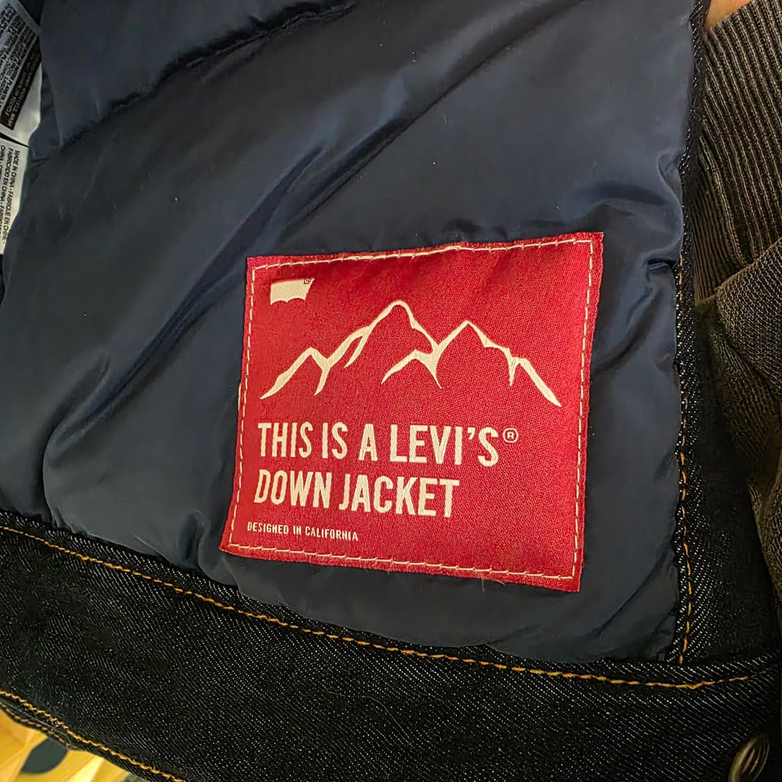 리바이스 구스다운 데님 자켓 상품이미지8