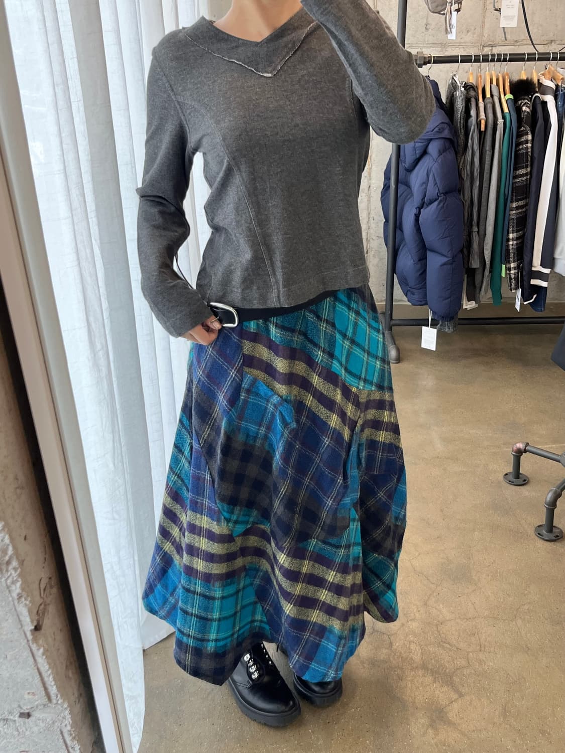 히로코비스 절개 라인 롱슬리브 상품이미지7