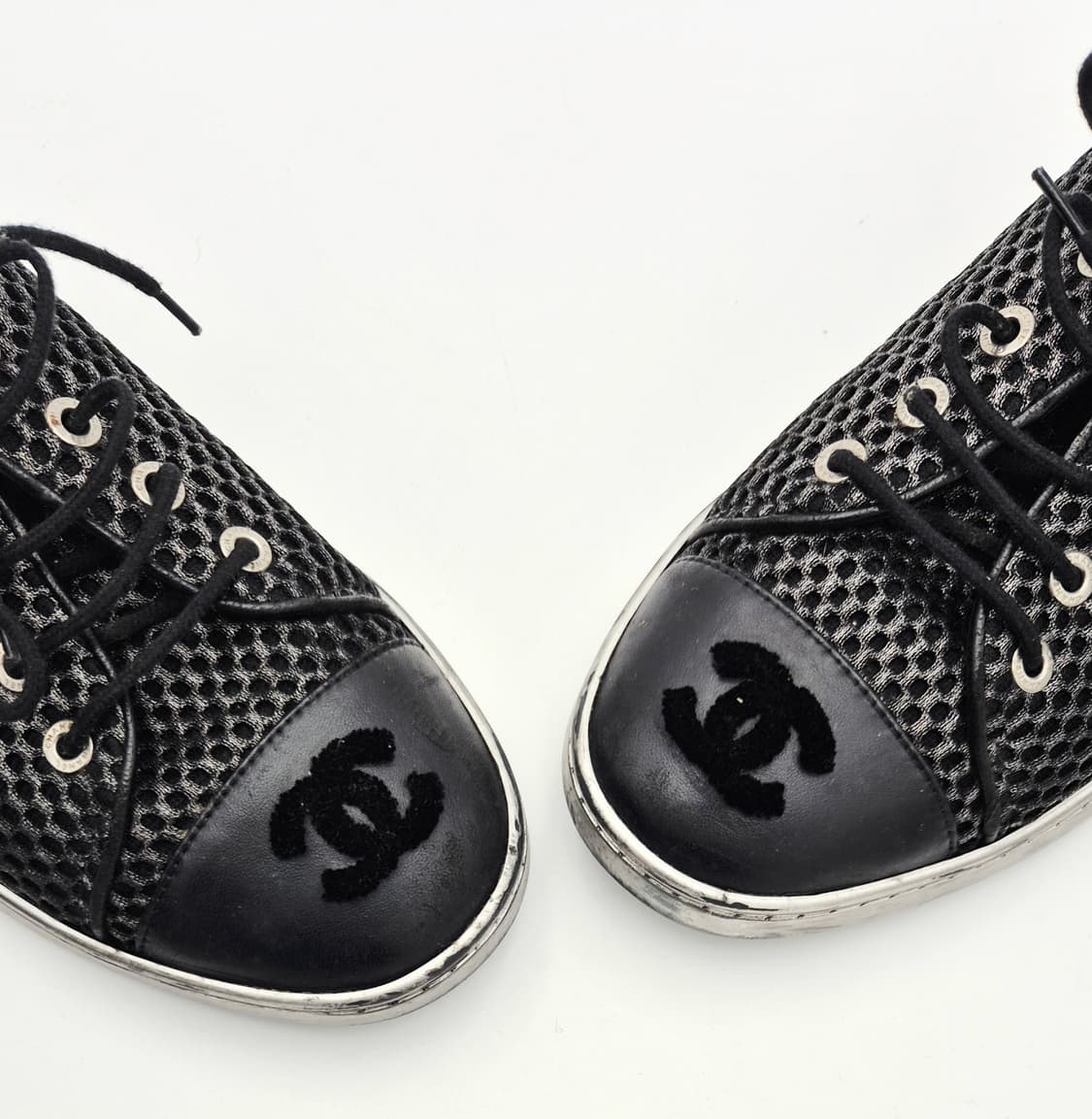 샤넬 CC 로고 G32200 스니커즈 단화 36 1/2 상품이미지8