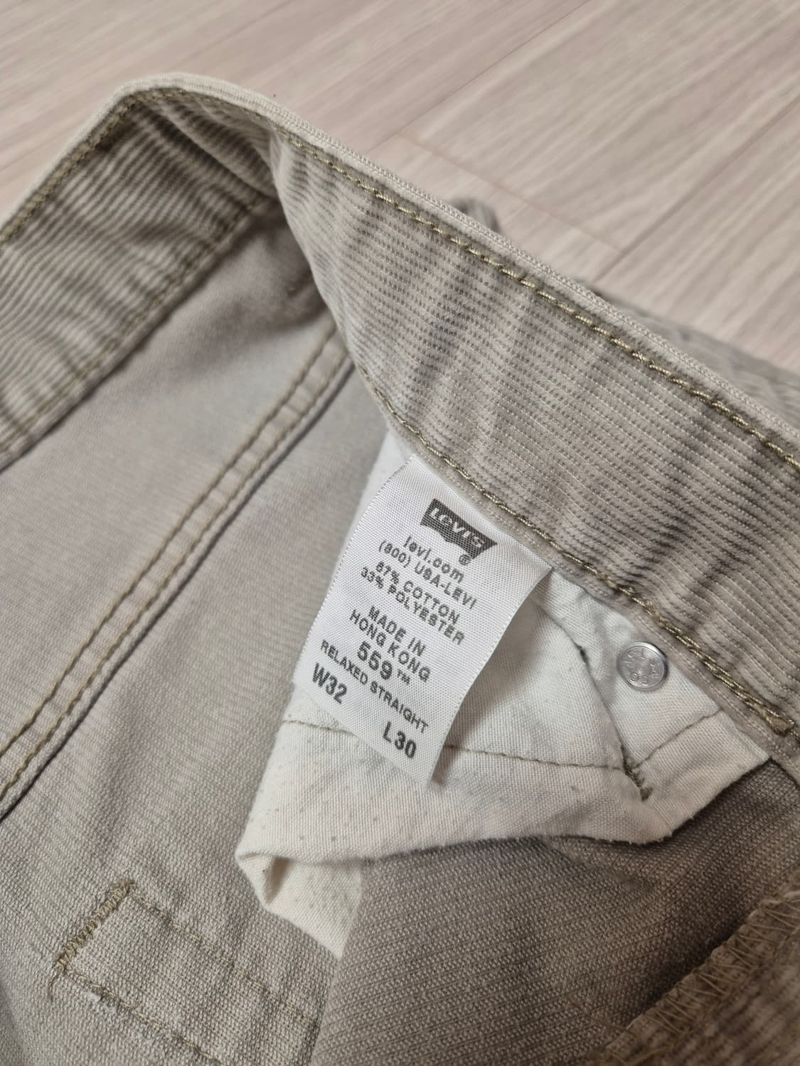 빈티지 리바이스 569 코듀로이 팬츠 (32x30) 상품이미지3