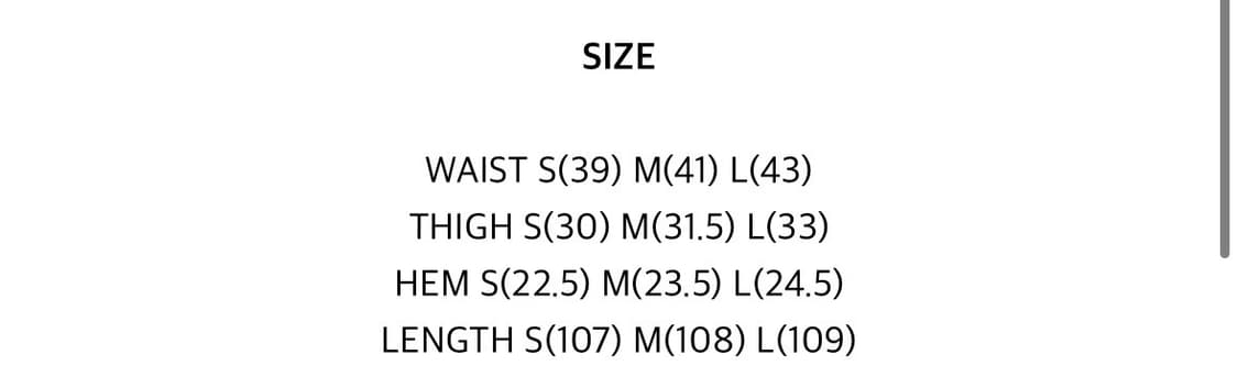 A.ta 컷오프 카펜타 팬츠 M사이즈 상품이미지2