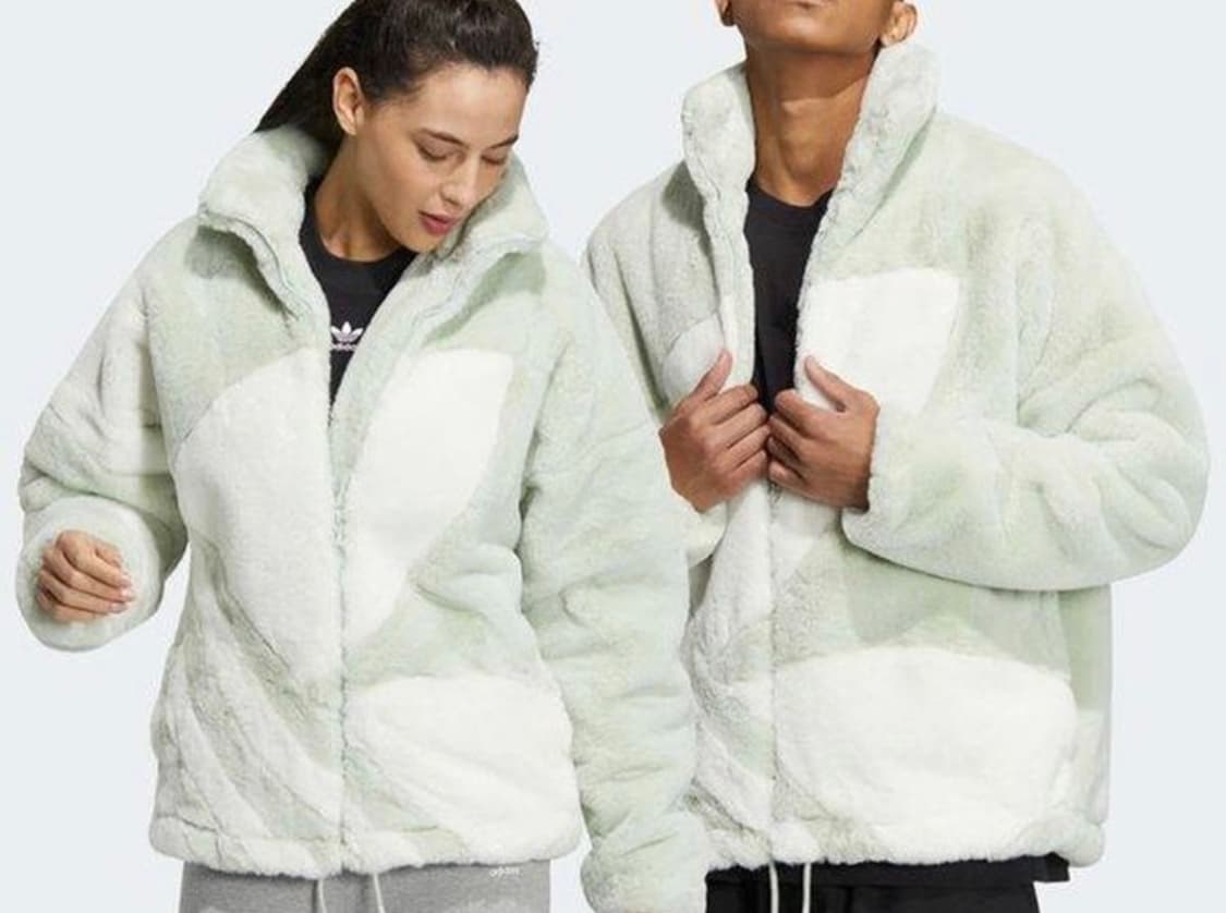 아디다스 트레포일 퍼 후리스 민트 L 상품이미지3