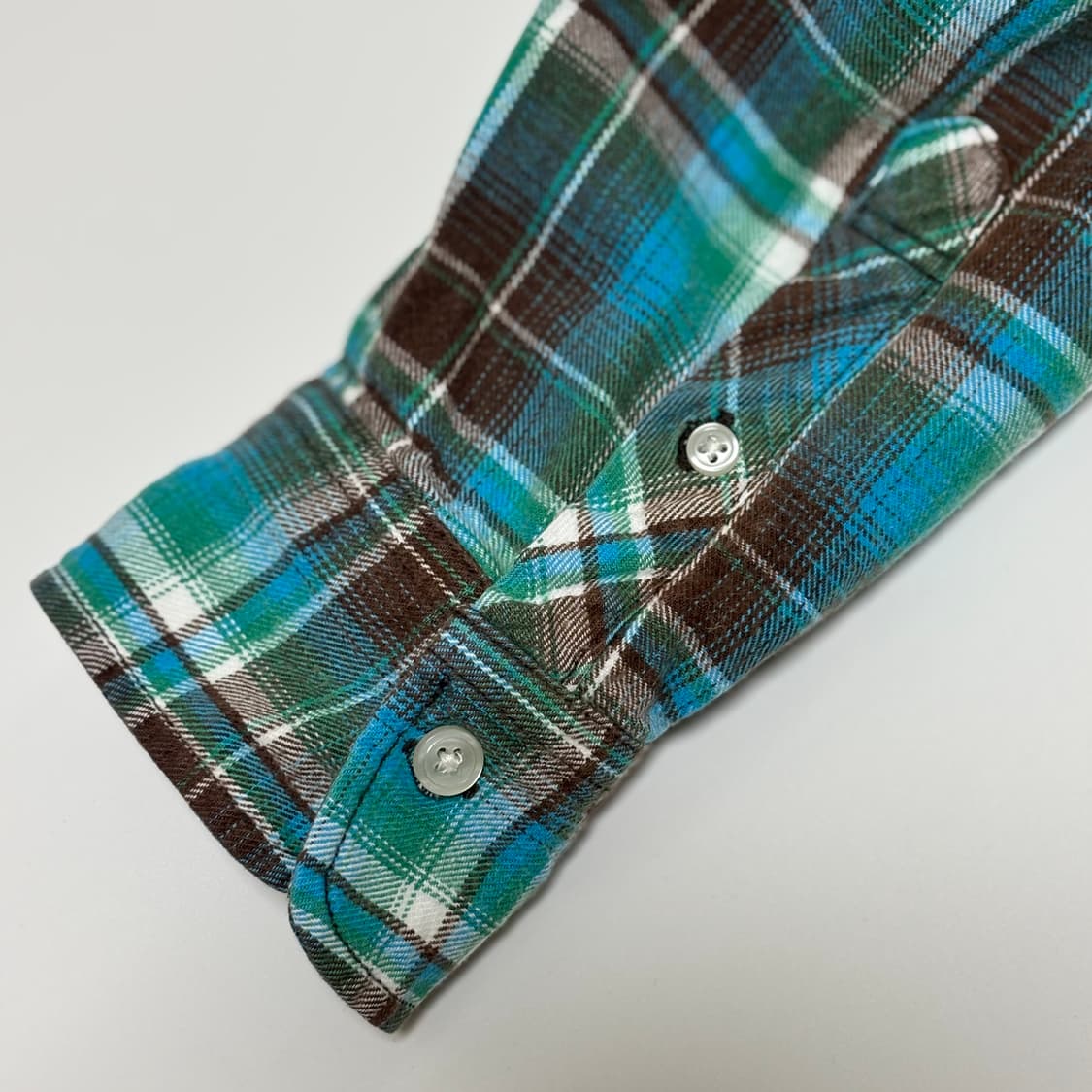 23구 옴므(23구 HOMME) 프리미엄 플라넬 체크 셔츠 상품이미지3