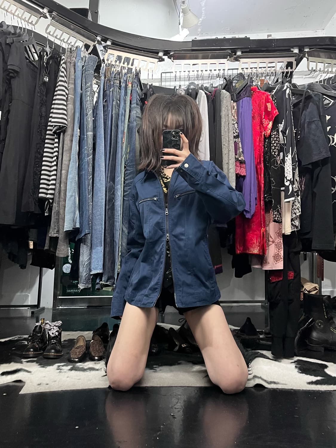 블루 투웨이 자켓 상품이미지1