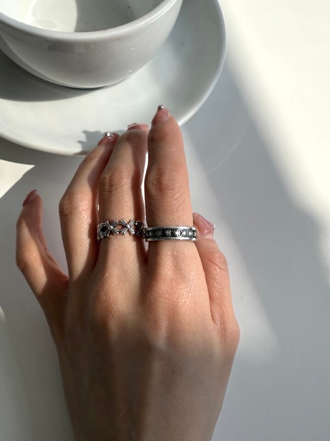 <남녀공용>실버925 오픈링 실버링 은반지 빈티지링 상품이미지5