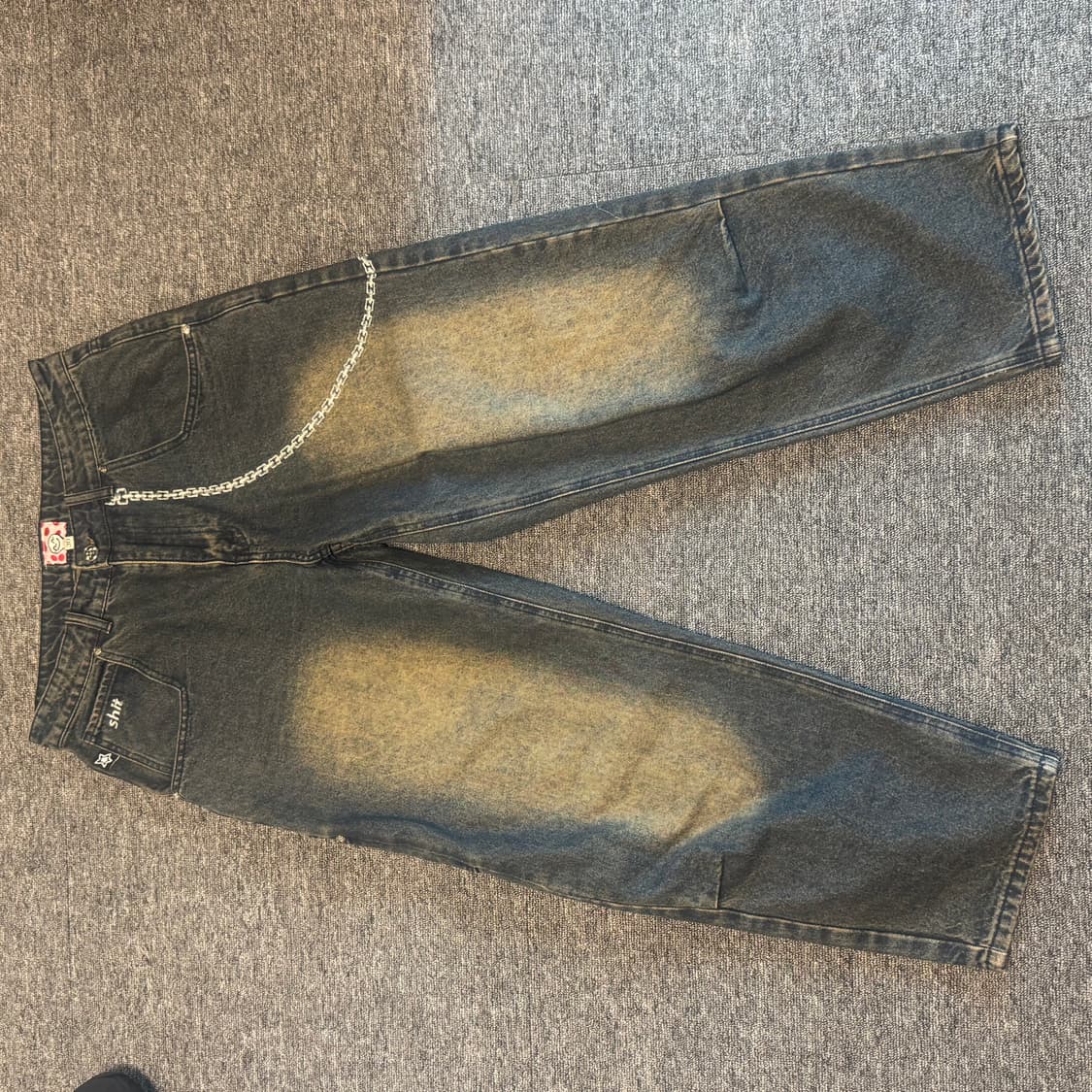 30 스타팀 체인 자수 팬츠 상품이미지2