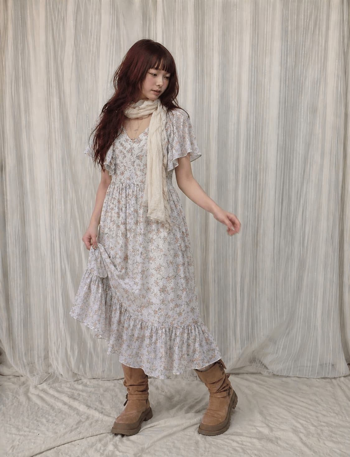 빈티지 소라 원피스 상품이미지2