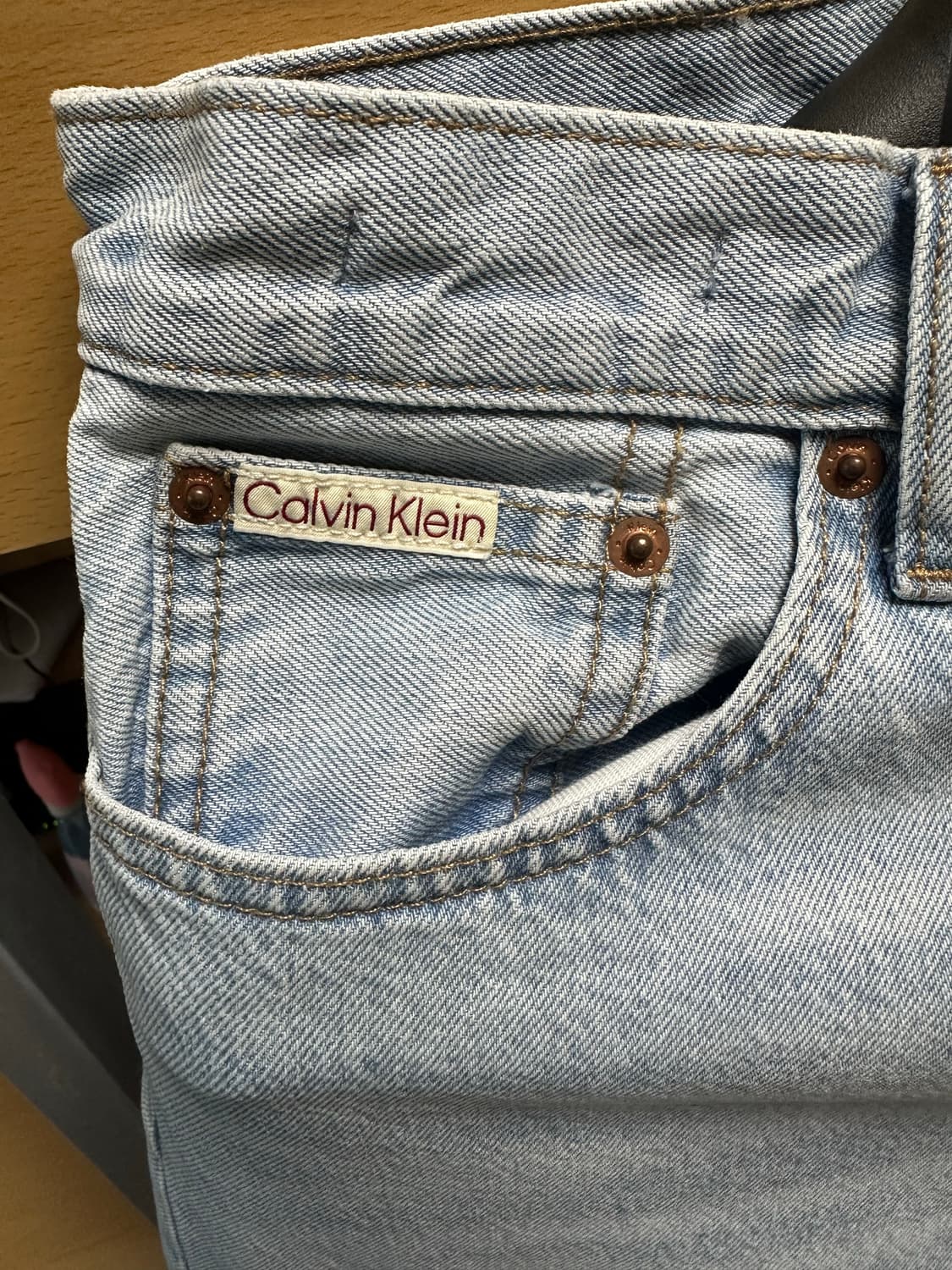 Calvin Klein 스트레이트 데님 진 상품이미지2