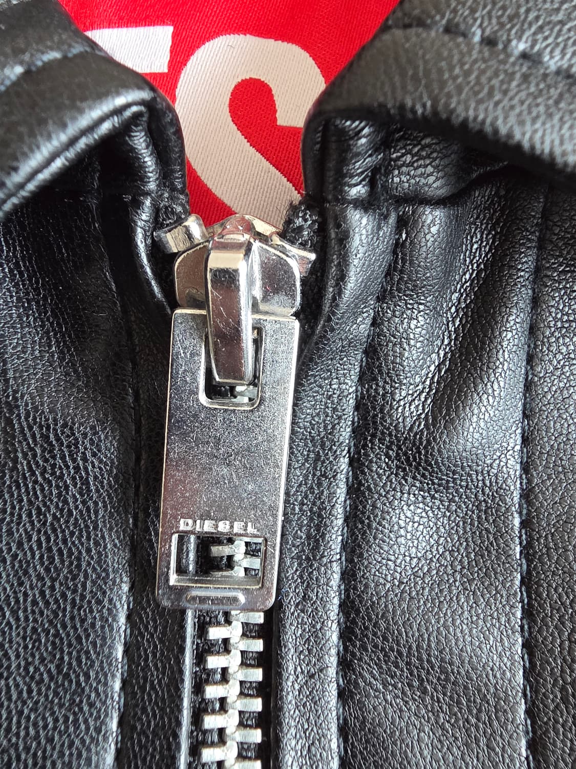 디젤 레더 바이커 자켓 상품이미지8