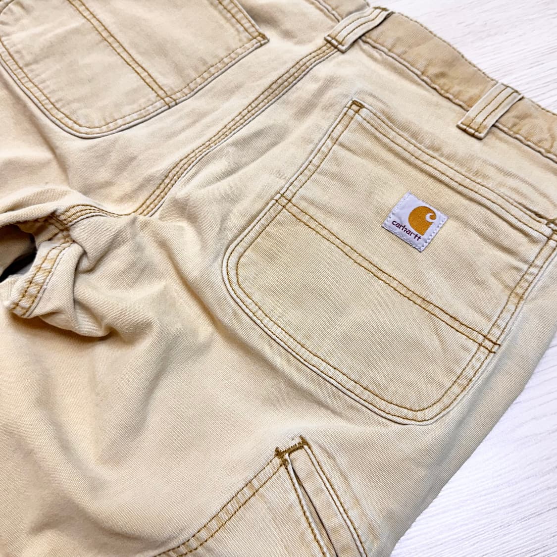 칼하트 릴렉스드 핏 더블니 워크팬츠 상품이미지1