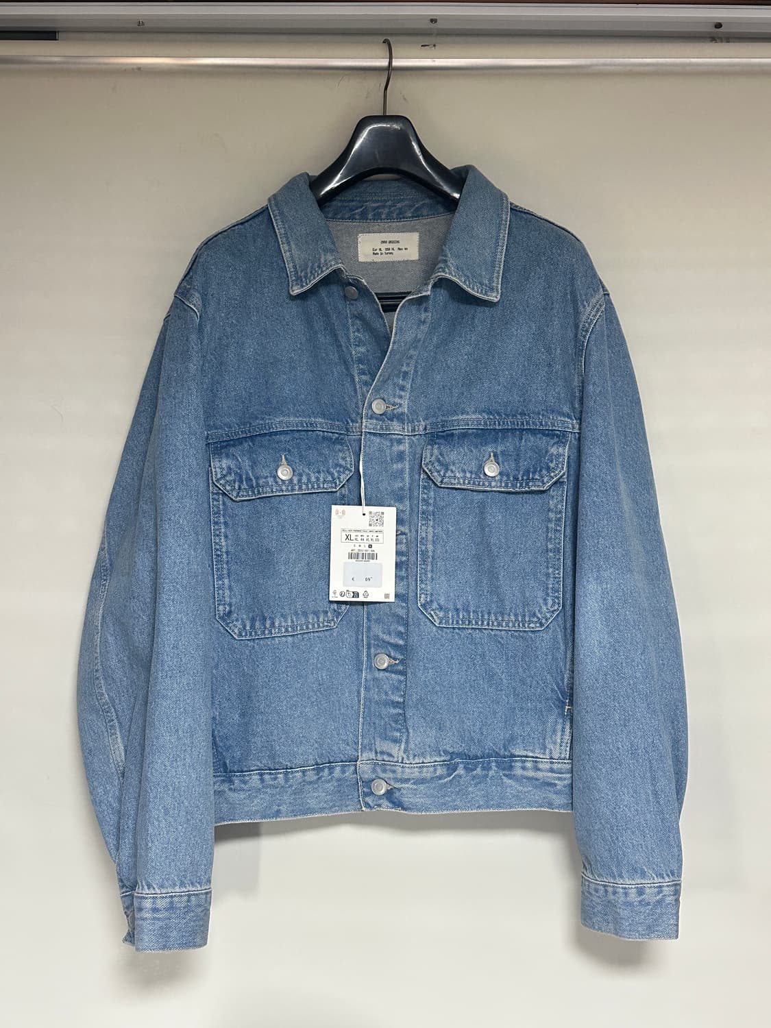 (XL) 자라 오리진 크롭핏 데님 점퍼 자켓 orgins 스페셜 컬렉션 상품이미지1