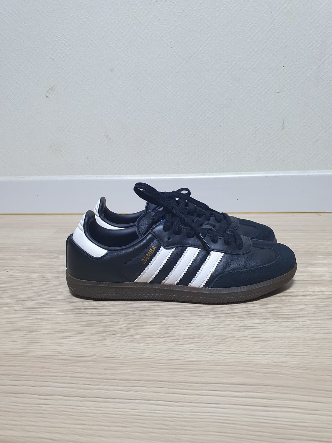 아디다스 삼바 OG 블랙 화이트 255 상품이미지1