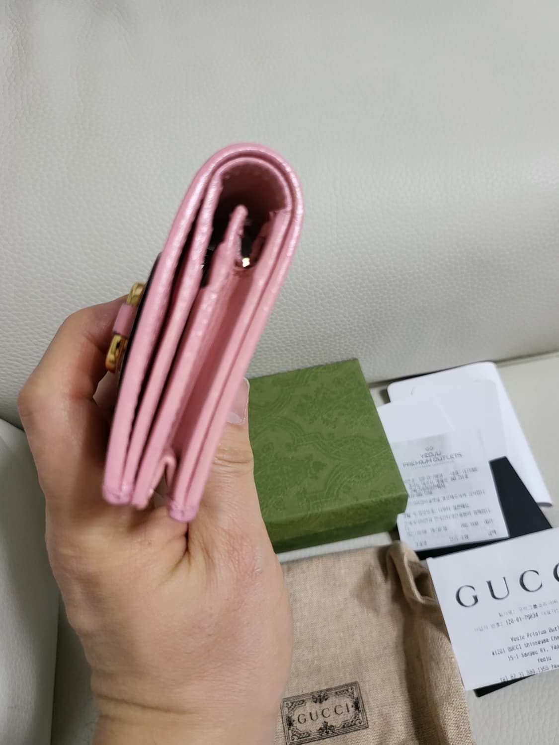 구찌 홀스빗 반지갑  상품이미지7