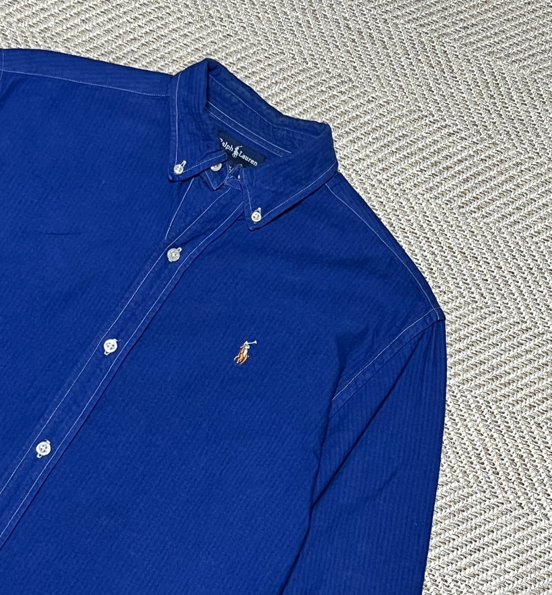 공용 폴로랄프로렌 멀티포니 옥스포드 셔츠 남방 L 상품이미지7