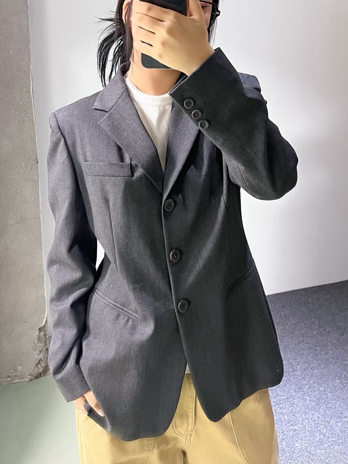 막스마라 3B 울 블레이저 자켓 상품이미지1