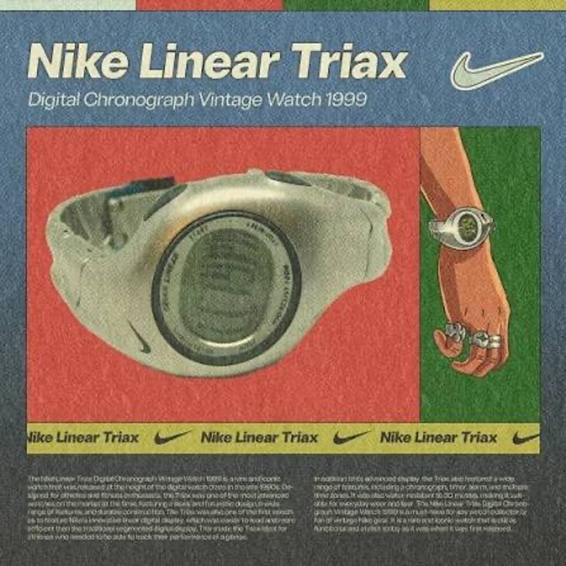 빈티지 나이키 트라이엑스 블레이즈 시계 상품이미지8