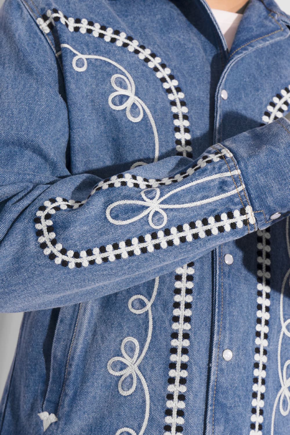 락마운트 웨스턴 데님 볼레로 자켓 M 상품이미지3