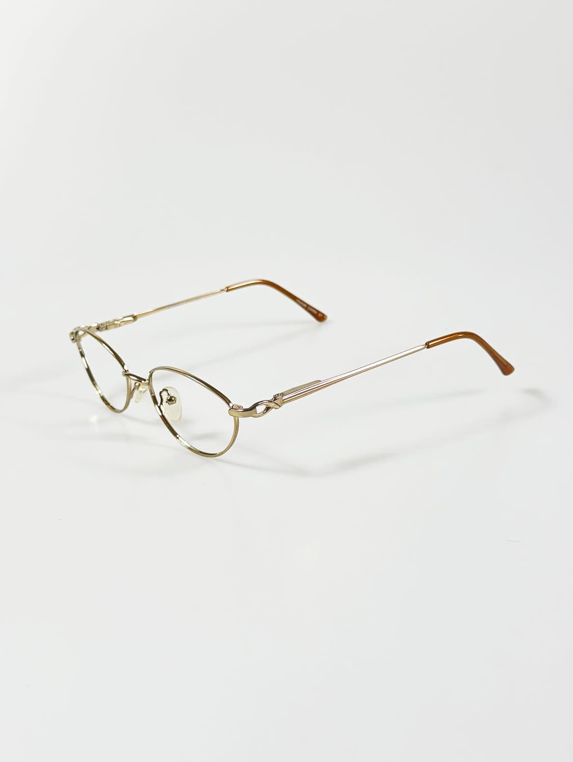 Fundamentals 골드 슬림 오벌 메탈 프레임 빈티지 안경 상품이미지4
