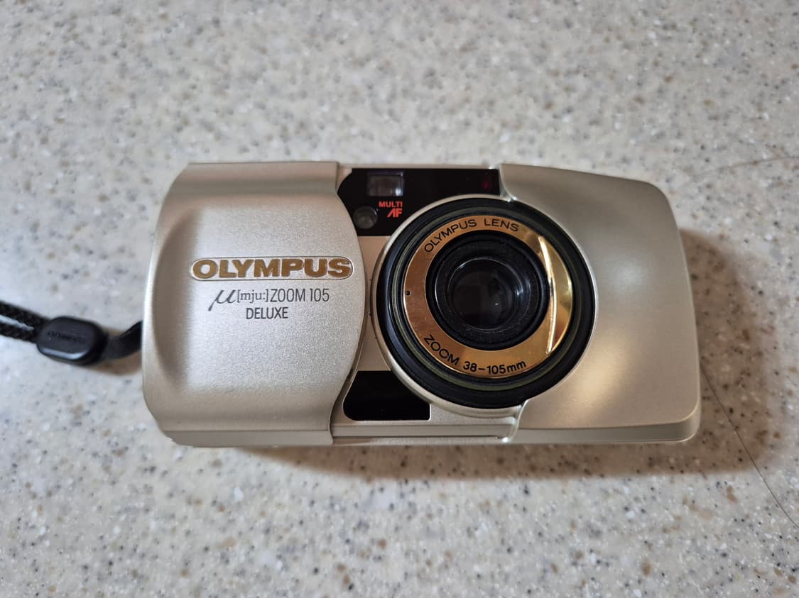 올림푸스 뮤 줌 105 디럭스 필름 카메라 리모콘 포함 상품이미지3