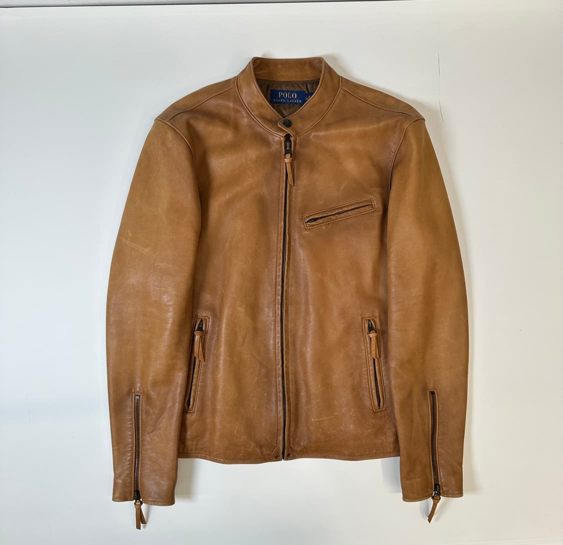 폴로 랄프로렌 양가죽 자켓 M 상품이미지1