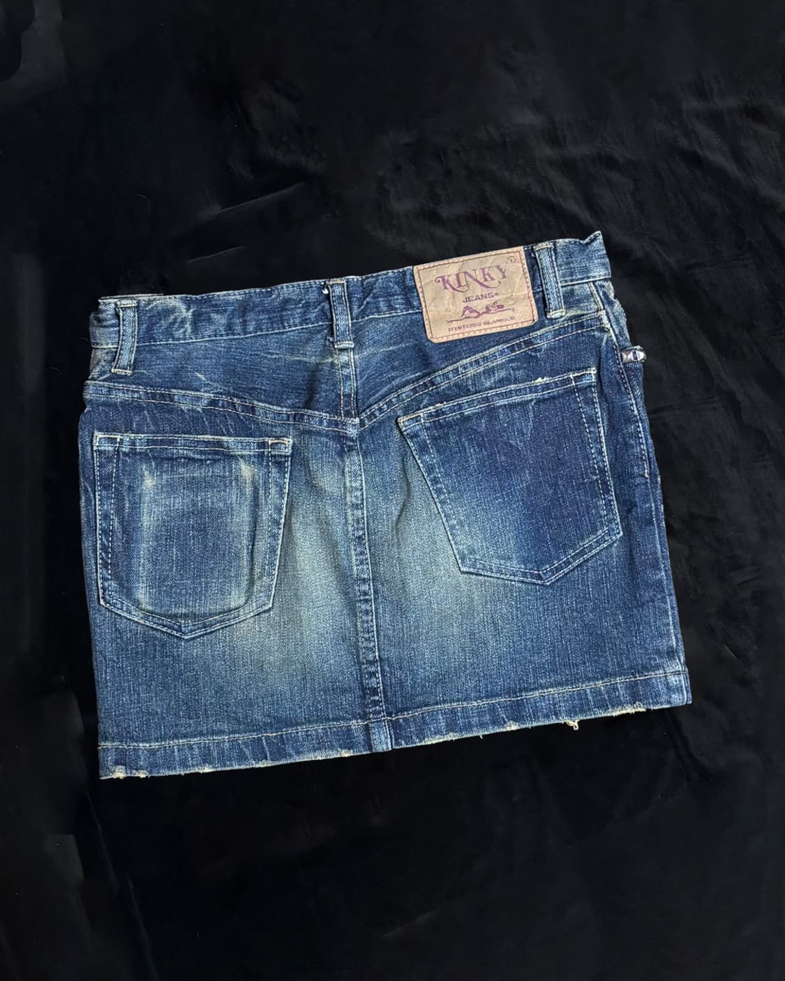 일본빈티지 Hysteric Glamour 스터드 미니스커트 상품이미지2