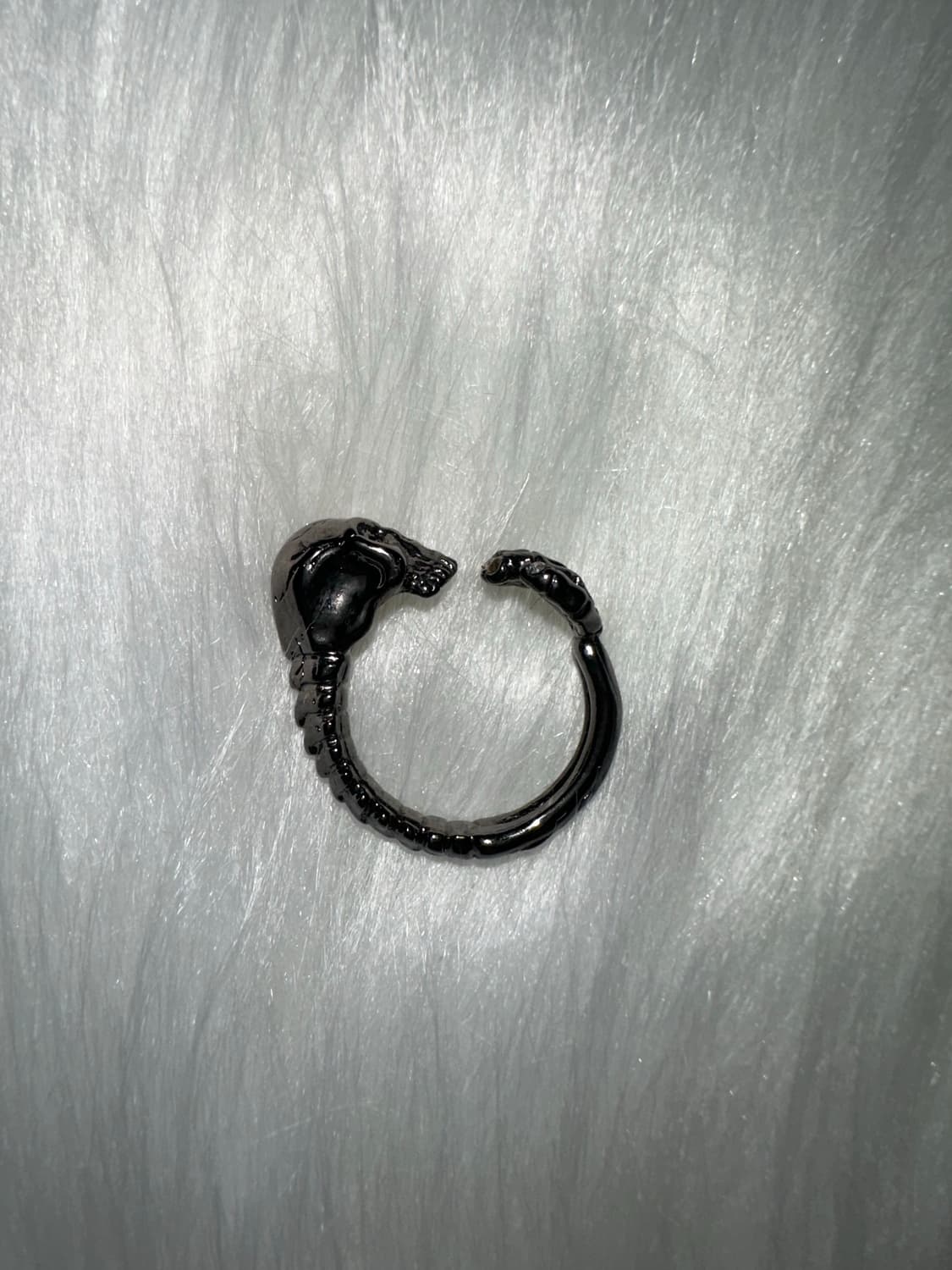 오리엔탈 고스펑크 해골 반지 상품이미지2