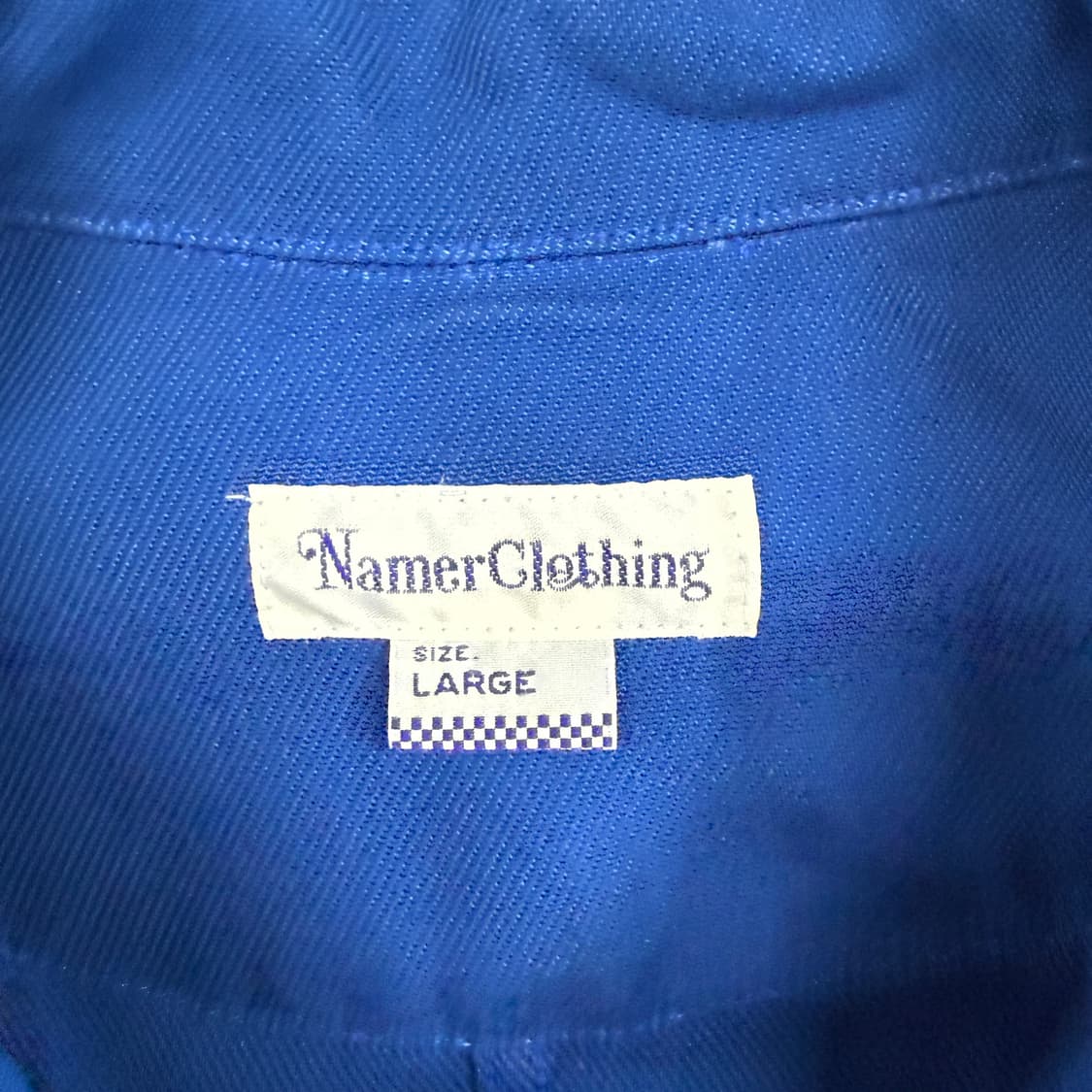 (L)네이머 클로딩 Namerclothing 프렌치 워크자켓(블루) 상품이미지2