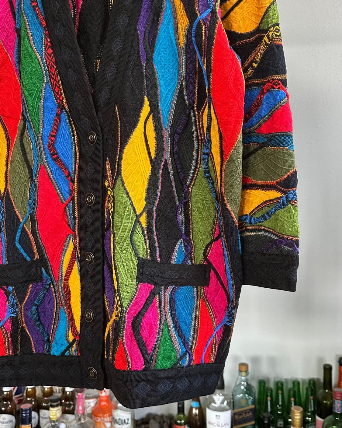 [L]쿠지 COOGI 케이블 니트 가디건 상품이미지7