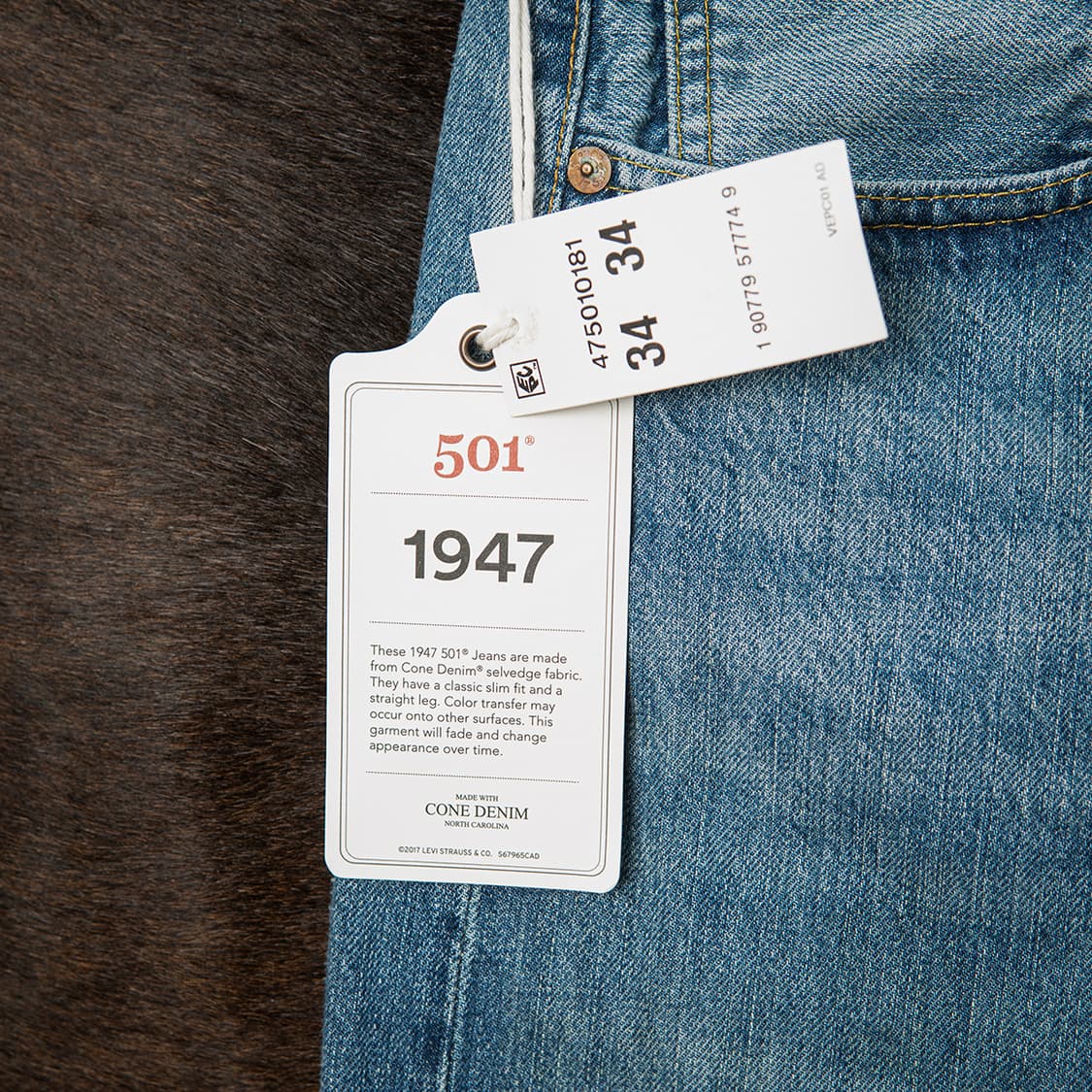 [34] LVC 리바이스 빈티지 클로딩 47501-0181 데님팬츠  상품이미지9