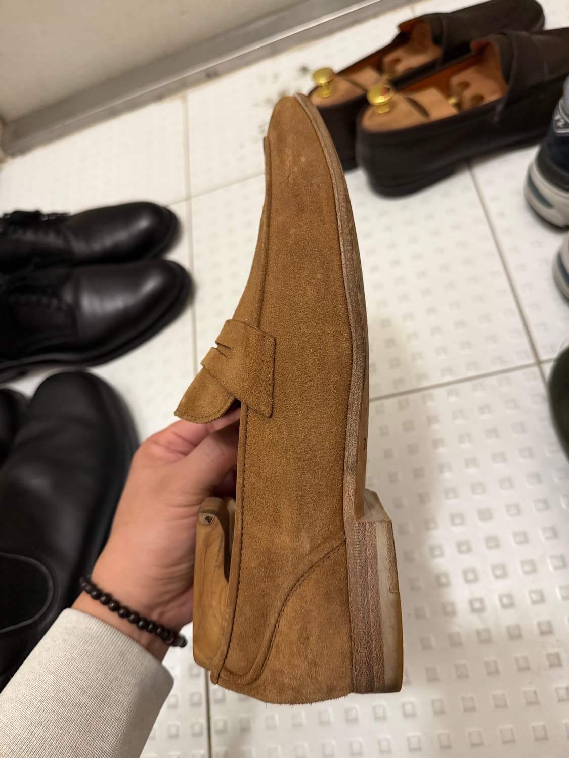 빈티지 발리 스웨이드 로퍼 255-260 사이즈감 상품이미지3