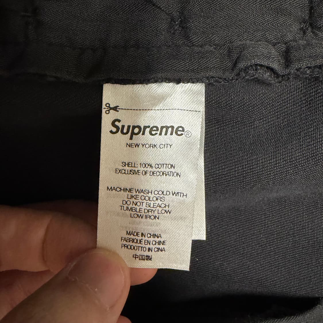 슈프림 Supreme 핀업걸 치노 팬츠 바지 블랙 34 상품이미지8