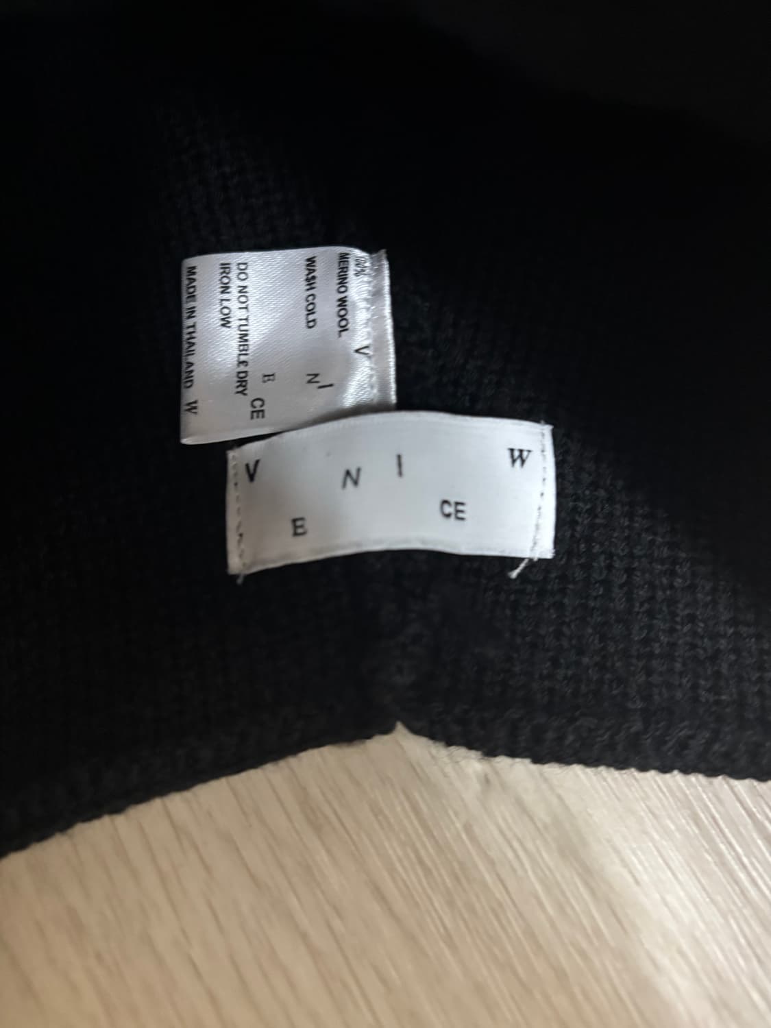 venicew 양갈레 비니 블랙 상품이미지3