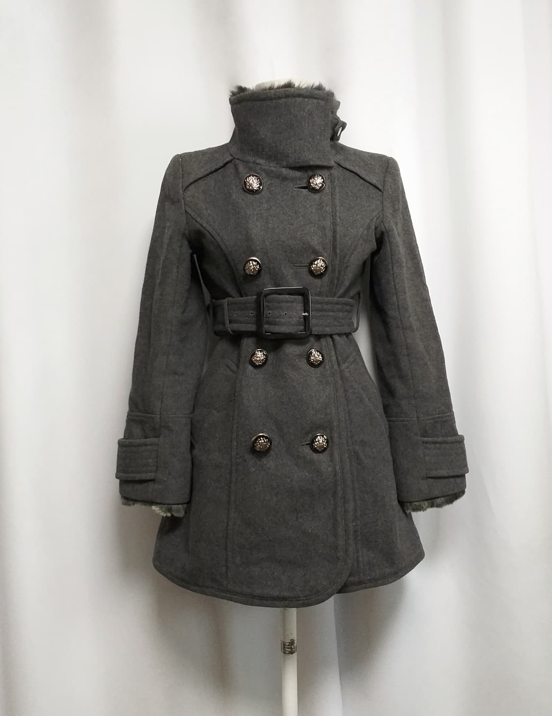 빈티지 퍼코트 대장 y2k자켓 그런지 핀터깔 오네갸루 긱시크 고스펑크로리 상품이미지2