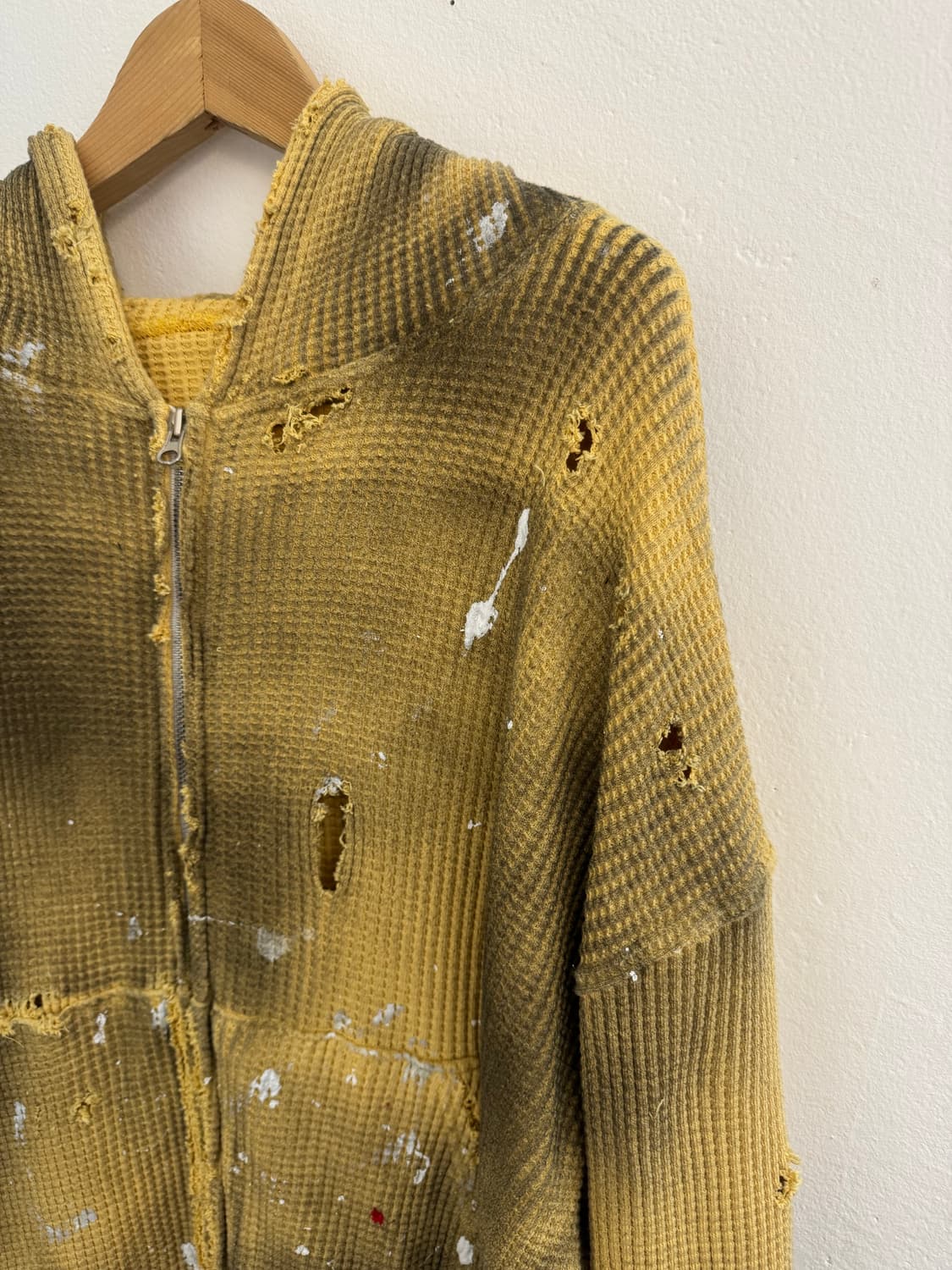 빈티지 커스텀 와플 후드집업 상품이미지3