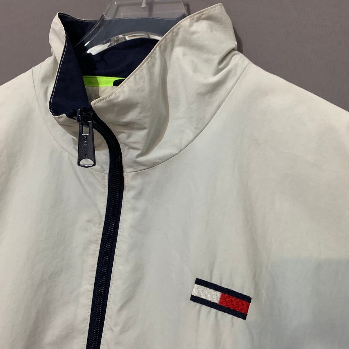 L 타미힐피거 올드스쿨 컬러 블록 바람막이 자켓 상품이미지4