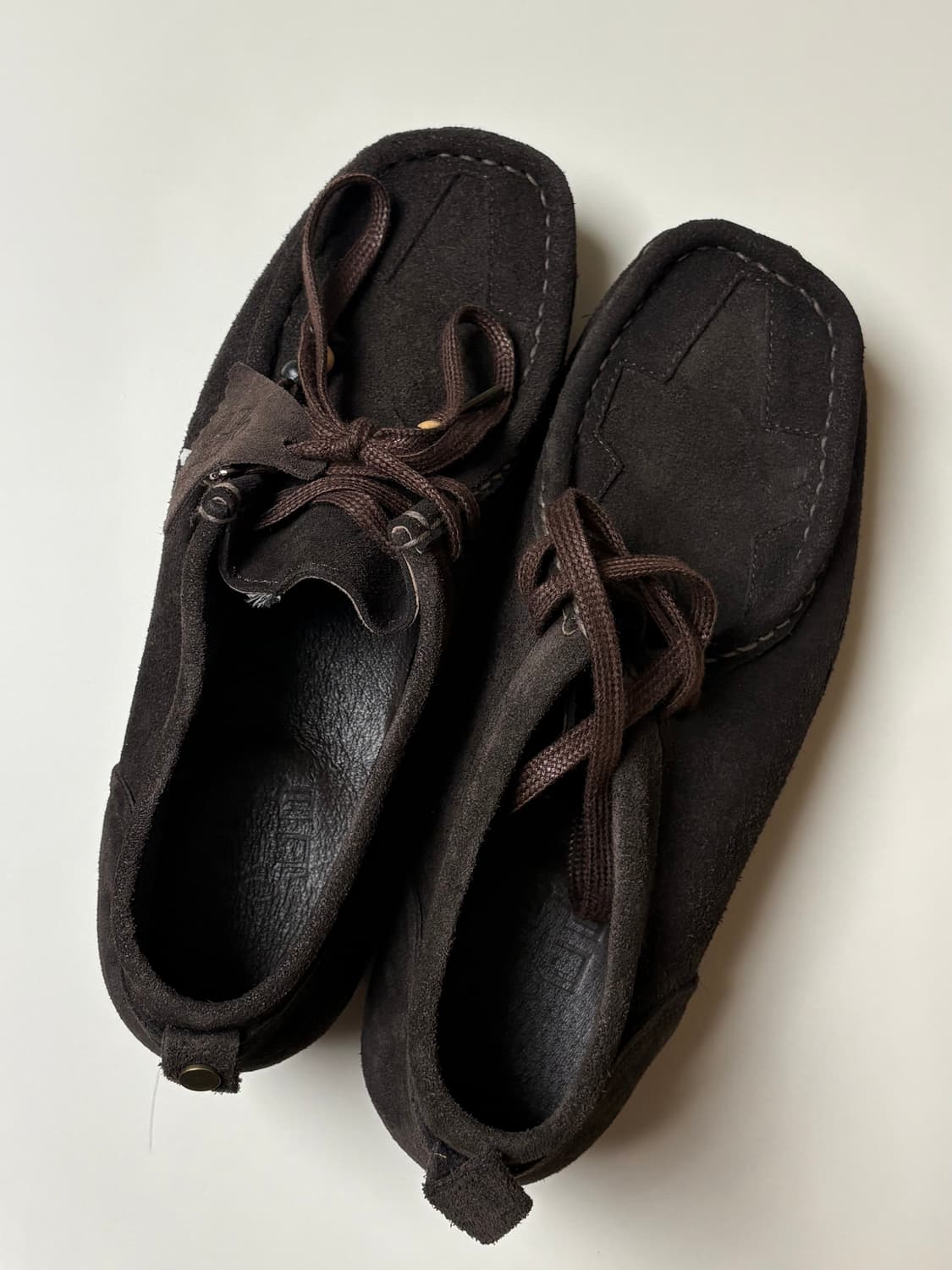 새상품) 폴리테루 왈라비 슈즈 스타 다크 브라운 1사이즈(255) 상품이미지3