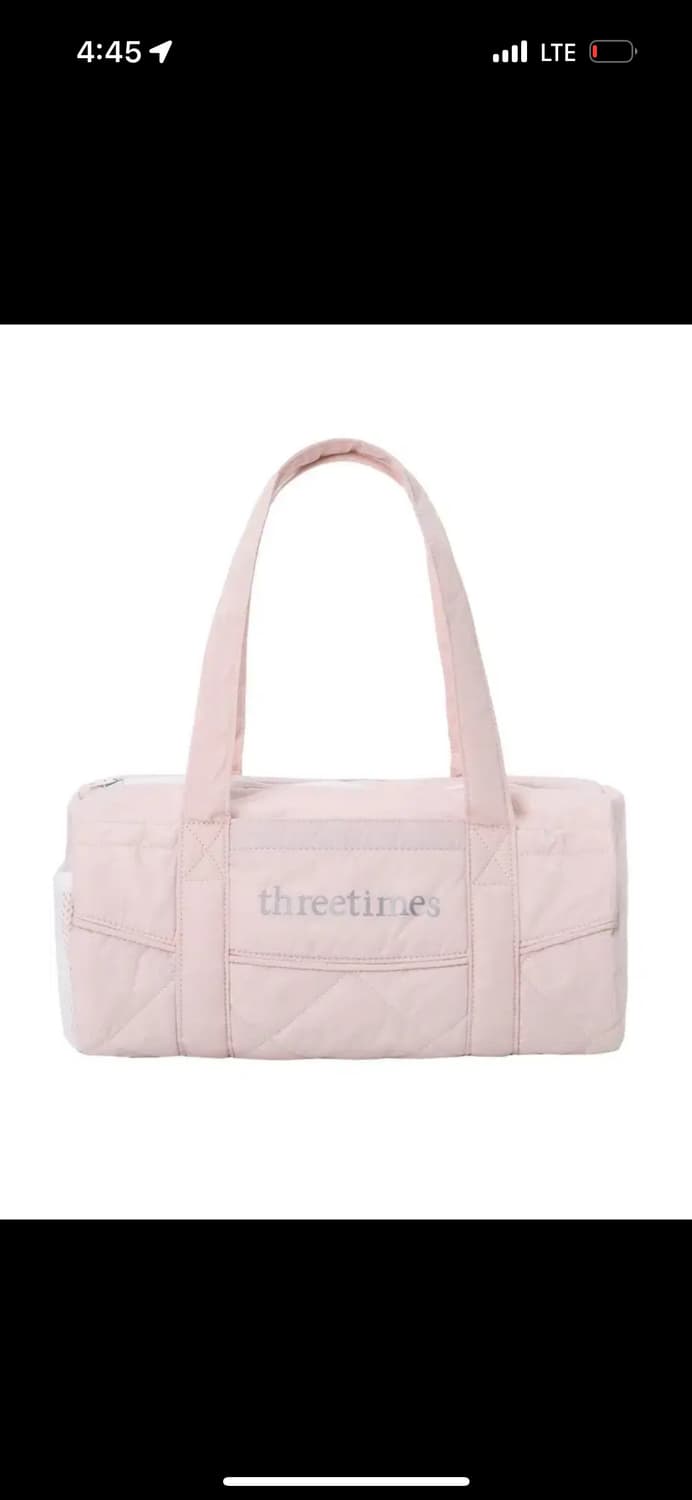 (새상품) 쓰리타임즈 베베 스포츠백 핑크 상품이미지1