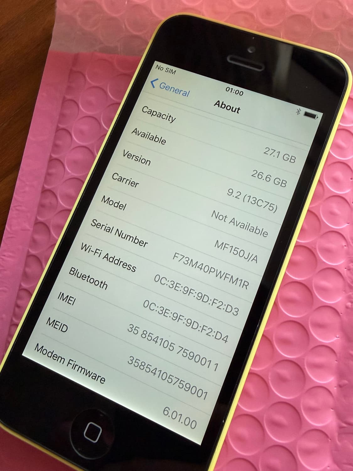 [5월6일 예약판매분] 아이폰 5c 옐로우 32기가 #0011 상품이미지3