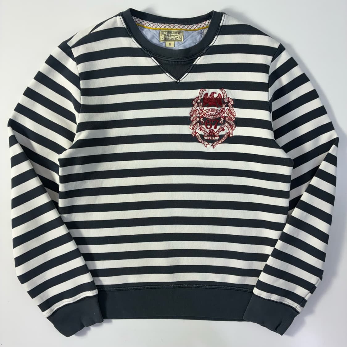 Polo  폴로 진스 컴퍼니 펠파 스트라이프 맨투맨   상품이미지1