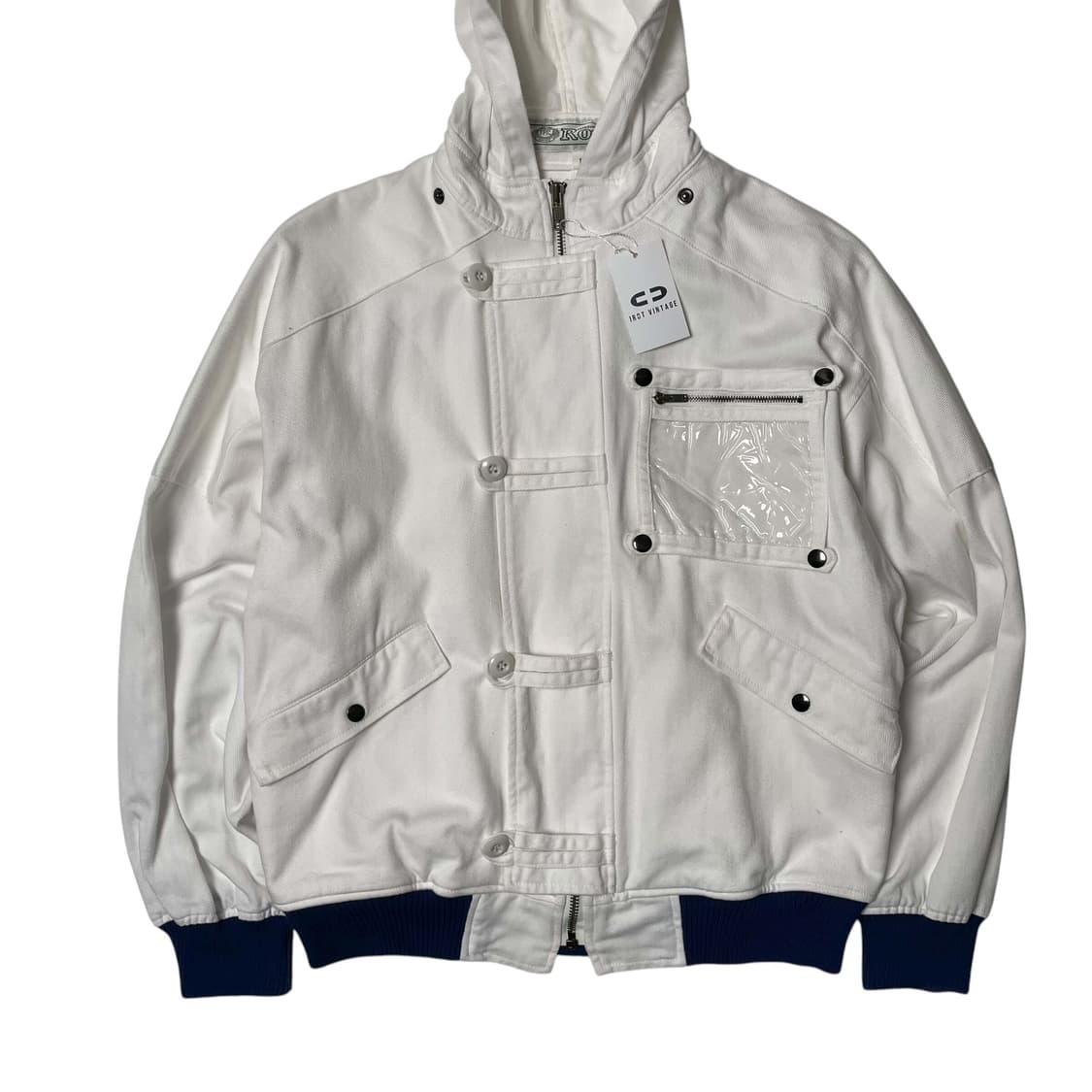 80's royce 화이트 후드 집업 상품이미지3