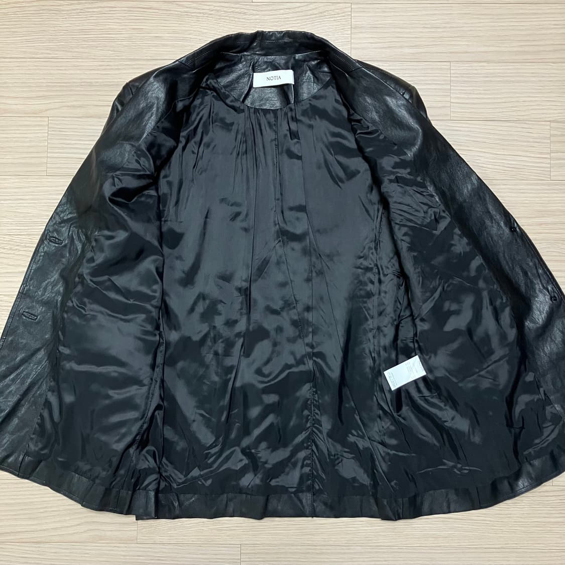 [NOTIA] 노티아 레더 자켓 상품이미지8