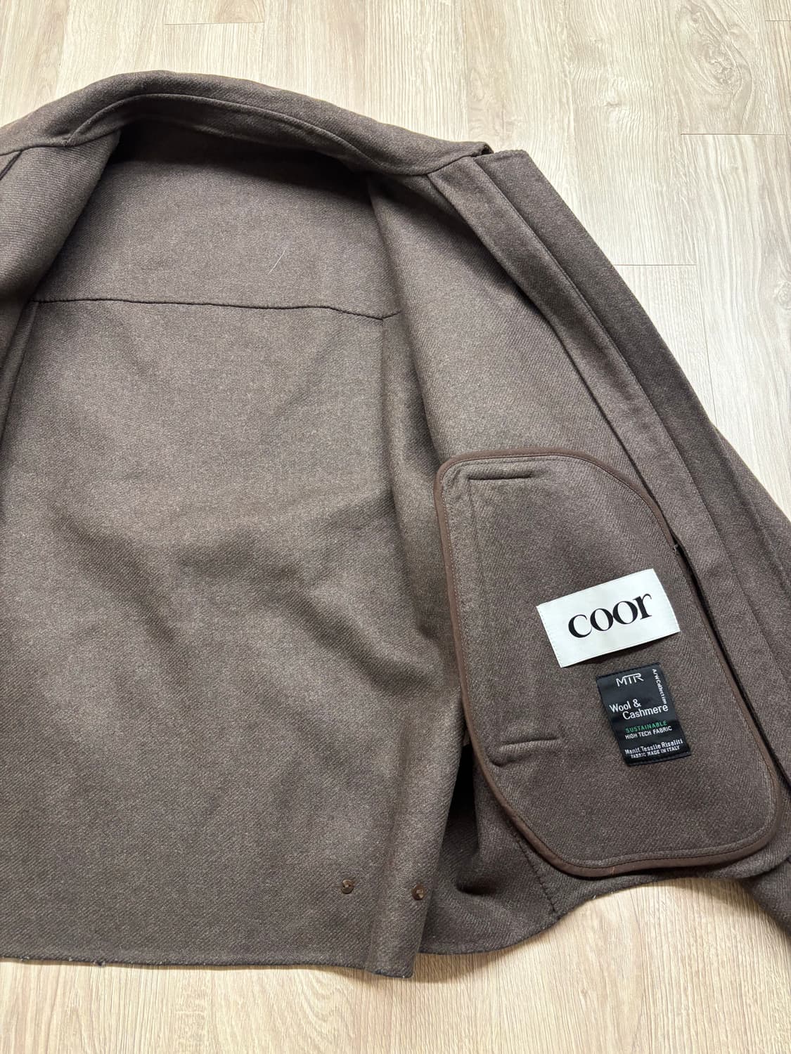 COOR 울 캐시미어 블루종 자켓 상품이미지7
