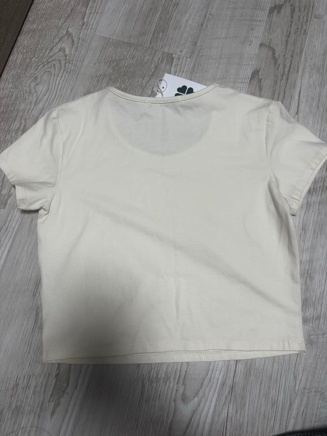 무지 크롭 반팔티 상품이미지2