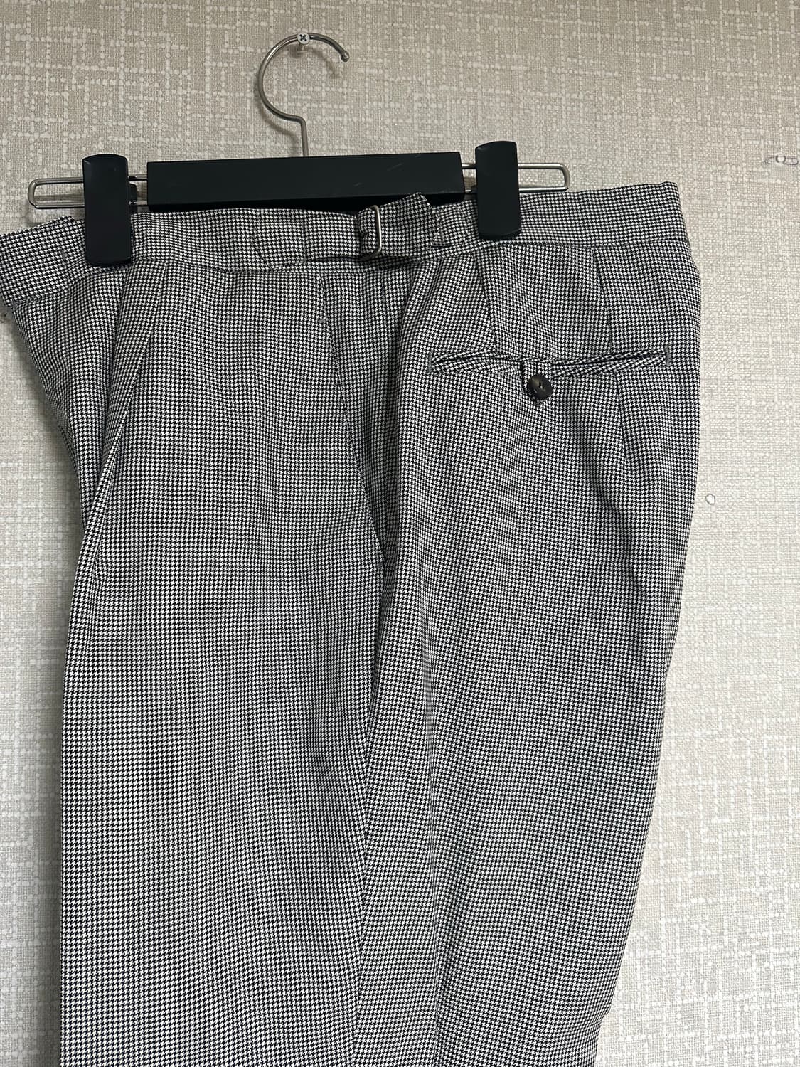 수제맞춤정장.도멜원단 하운드투스슈트 상의,하의,베스트 풀세트 상품이미지9